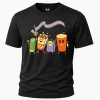 LetS All Go Watch Scary Movies Cooling Performance Crew T-Shirt