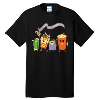 LetS All Go Watch Scary Movies Tall T-Shirt