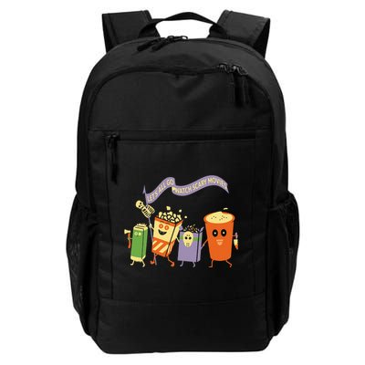 LetS All Go Watch Scary Movies Daily Commute Backpack