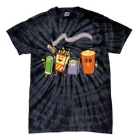 LetS All Go Watch Scary Movies Tie-Dye T-Shirt