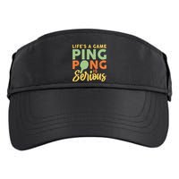 Life's A Game Ping Pong Is Serious Table Tennis Paddle Adult Drive Performance Visor