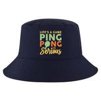 Life's A Game Ping Pong Is Serious Table Tennis Paddle Cool Comfort Performance Bucket Hat