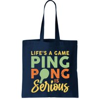 Life's A Game Ping Pong Is Serious Table Tennis Paddle Bag