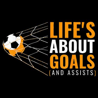 Life's About Goals Boy Soccer funny sport lovers T-Shirt