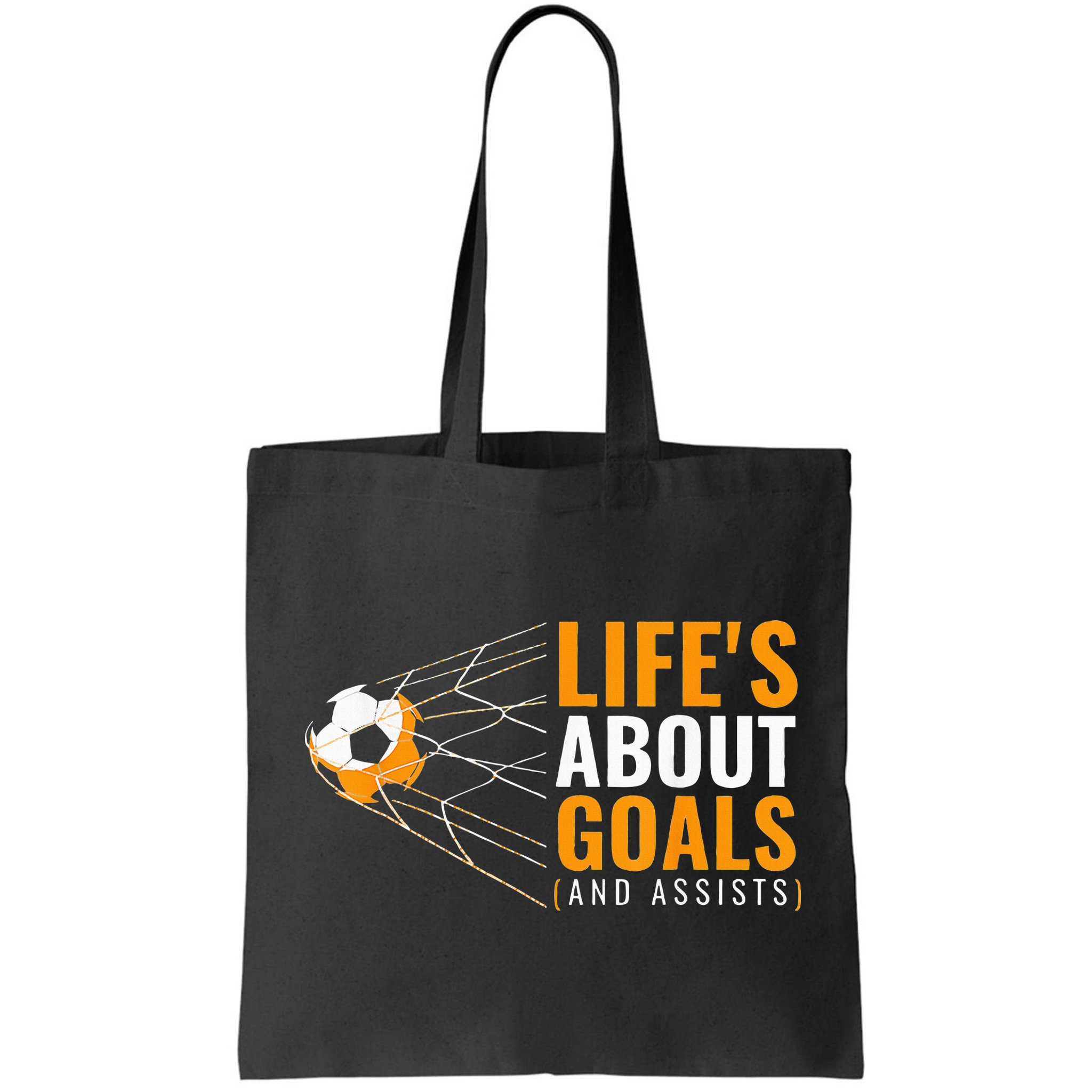 Life's About Goals Boy Soccer funny sport lovers Bag