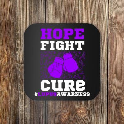 Lupus Awareness Hope Fight Cure Coaster