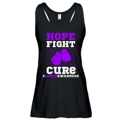 Lupus Awareness Hope Fight Cure Ladies Essential Flowy Tank