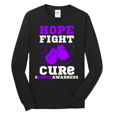 Lupus Awareness Hope Fight Cure Tall Long Sleeve T-Shirt