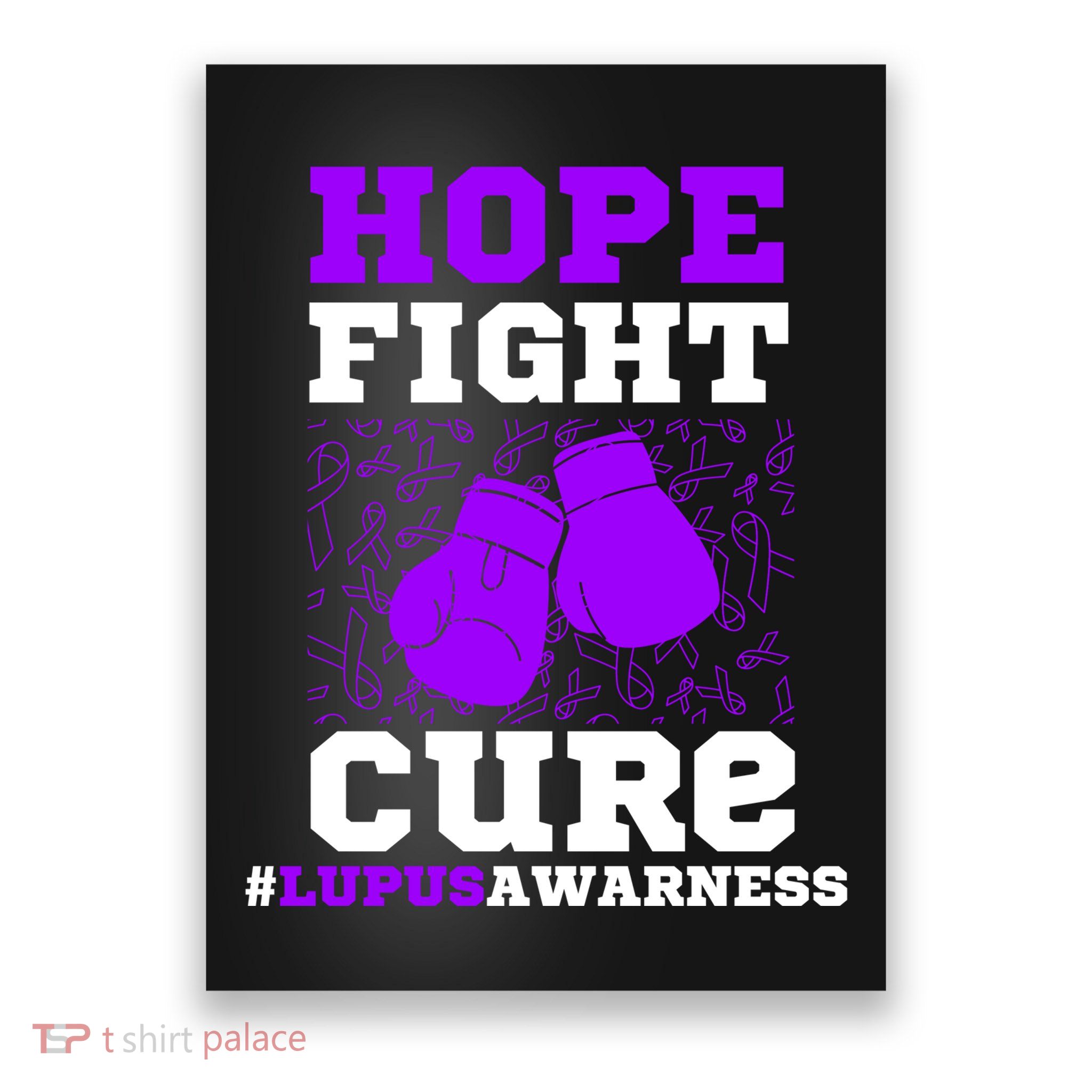 Lupus Awareness Hope Fight Cure Poster