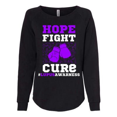 Lupus Awareness Hope Fight Cure Womens California Wash Sweatshirt