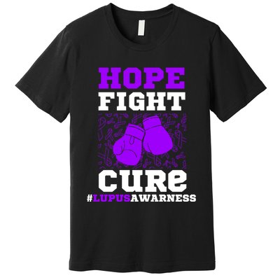 Lupus Awareness Hope Fight Cure Premium T-Shirt