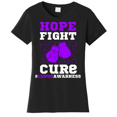 Lupus Awareness Hope Fight Cure Women's T-Shirt