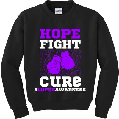 Lupus Awareness Hope Fight Cure Kids Sweatshirt