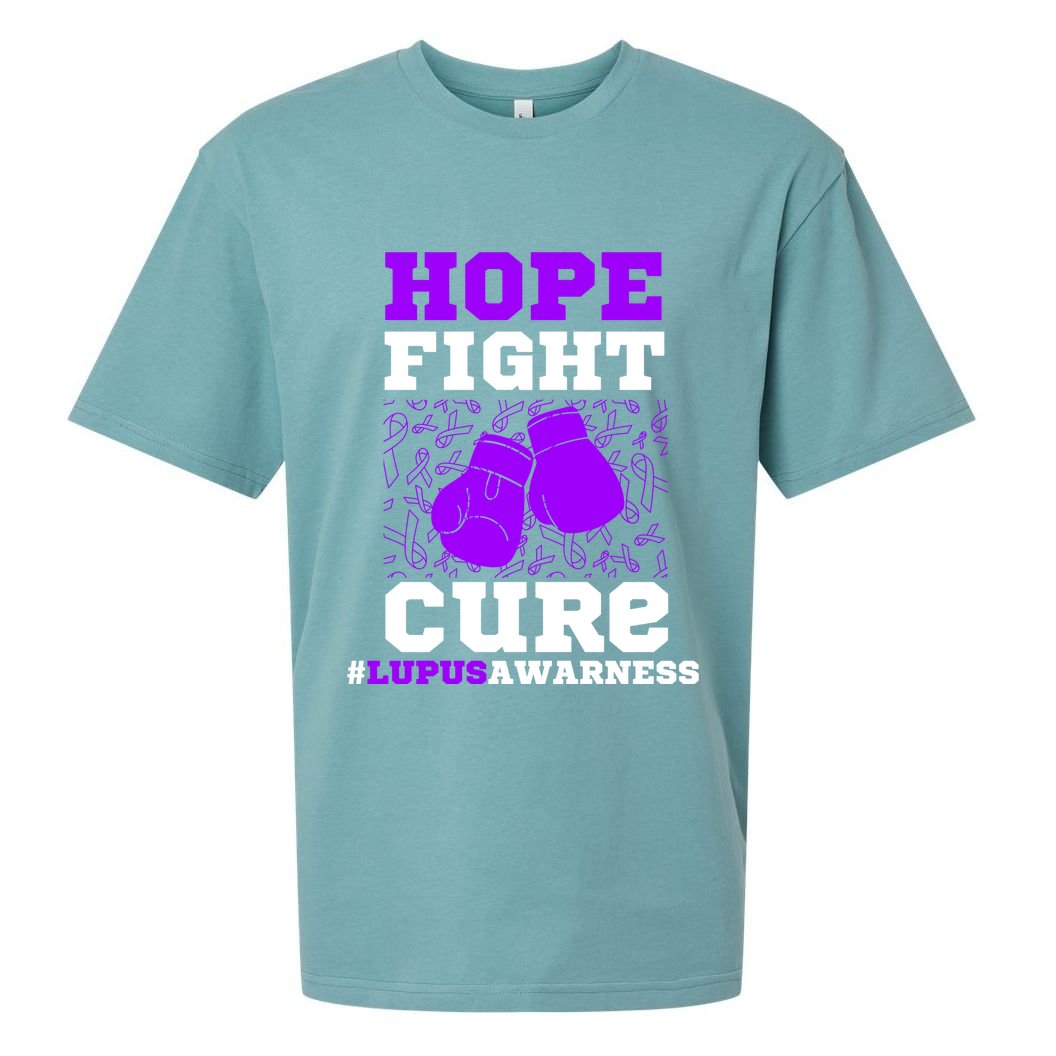 Lupus Awareness Hope Fight Cure Sueded Cloud Jersey T-Shirt