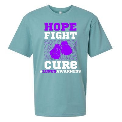 Lupus Awareness Hope Fight Cure Sueded Cloud Jersey T-Shirt