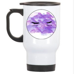 Love And Hate Great Gift Stainless Steel Travel Mug