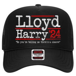 Lloyd And Harry Election 2024 Dumb N Dumber Politics Humor High Crown Mesh Back Trucker Hat