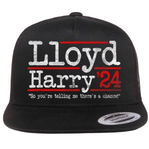 Lloyd And Harry Election 2024 Dumb N Dumber Politics Humor Flat Bill Trucker Hat