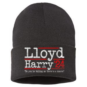 Lloyd And Harry Election 2024 Dumb N Dumber Politics Humor Sustainable Knit Beanie