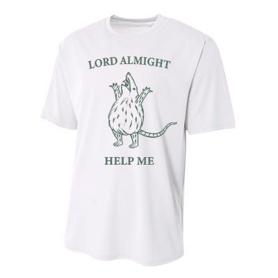 Lord Almighty Help Me Performance Sprint T-Shirt