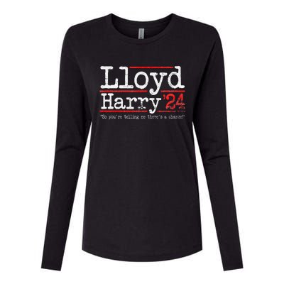 Lloyd and Harry Election 2024 Dumb n Dumber politics humor Womens Cotton Relaxed Long Sleeve T-Shirt