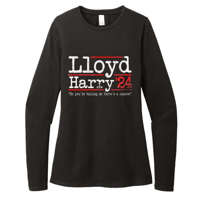 Lloyd and Harry Election 2024 Dumb n Dumber politics humor Womens CVC Long Sleeve Shirt