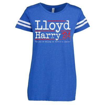 Lloyd and Harry Election 2024 Dumb n Dumber politics humor Enza Ladies Jersey Football T-Shirt