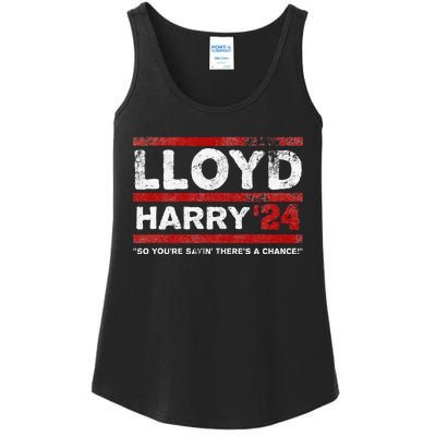 Lloyd and Harry Election 2024 Dumb and Dumber politics humor Ladies Essential Tank