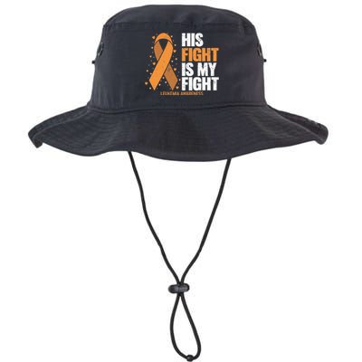 Leukemia Awareness His Fight Is My Fight Leukemia Legacy Cool Fit Booney Bucket Hat