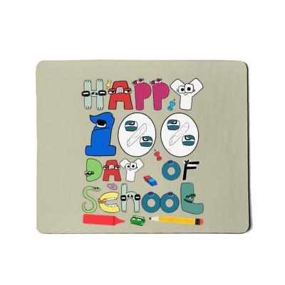 Lore Alphabet Happy 100 Day Of School For Mousepad