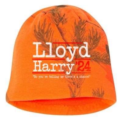 Lloyd And Harry Election 2024 Dumb N Dumber Politics Humor Cute Gift Kati - Camo Knit Beanie