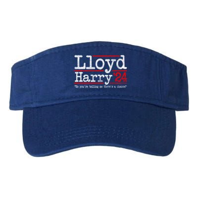 Lloyd And Harry Election 2024 Dumb N Dumber Politics Humor Cute Gift Valucap Bio-Washed Visor