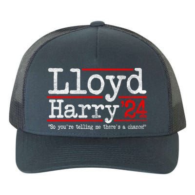 Lloyd And Harry Election 2024 Dumb N Dumber Politics Humor Cute Gift Yupoong Adult 5-Panel Trucker Hat