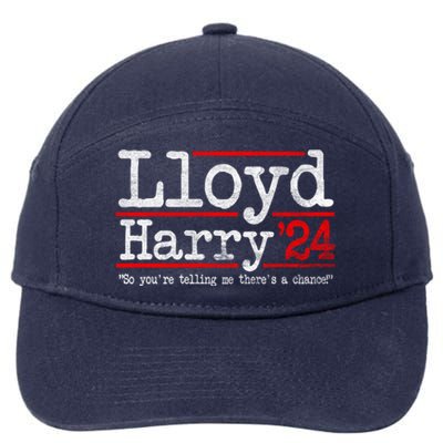 Lloyd And Harry Election 2024 Dumb N Dumber Politics Humor Cute Gift 7-Panel Snapback Hat