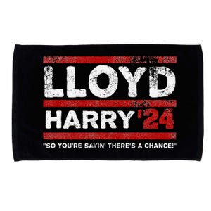 Lloyd and Harry Election 2024 Dumb and Dumber politics humor  Microfiber Hand Towel