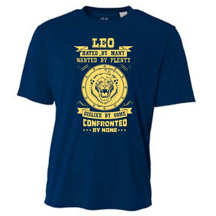 Lion Astrology Horoscope Sign Leo Zodiac Cooling Performance Crew T-Shirt