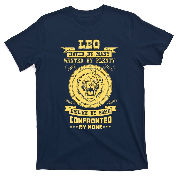 Lion Astrology Horoscope Sign Leo Zodiac T-Shirt