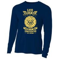 Lion Astrology Horoscope Sign Leo Zodiac Cooling Performance Long Sleeve Crew