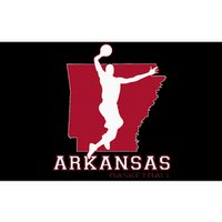 Love Arkansan Hoops Fan Arkansas State Silhouette Basketball Bumper Sticker