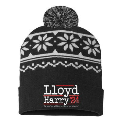 Lloyd And Harry Election 2024 Dumb N Dumber Politics Humor USA-Made Snowflake Beanie