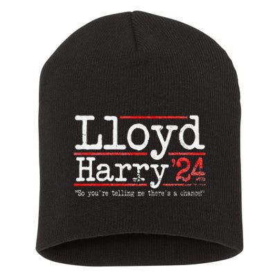 Lloyd And Harry Election 2024 Dumb N Dumber Politics Humor Short Acrylic Beanie