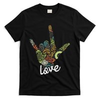 Love Asl Interpreter Hand Sign Language Translator T-Shirt