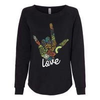 Love Asl Interpreter Hand Sign Language Translator Womens California Wash Sweatshirt