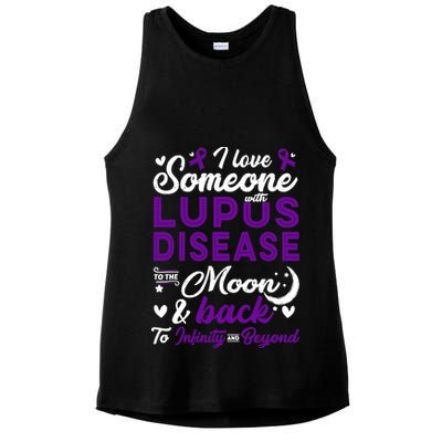 Lupus Awareness, I Love Someone With Lupus, Lupus Nephritis Ladies PosiCharge Tri-Blend Wicking Tank