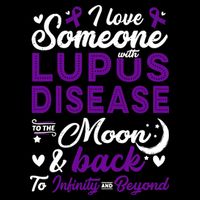 Lupus Awareness, I Love Someone With Lupus, Lupus Nephritis Cropped Pullover Crew