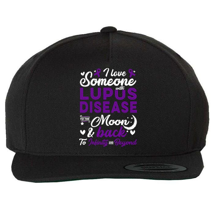 Lupus Awareness, I Love Someone With Lupus, Lupus Nephritis Wool Snapback Cap