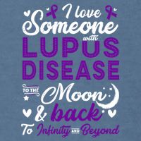Lupus Awareness, I Love Someone With Lupus, Lupus Nephritis Garment-Dyed Sweatshirt