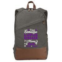 Lupus Awareness, I Love Someone With Lupus, Lupus Nephritis Cotton Canvas Backpack