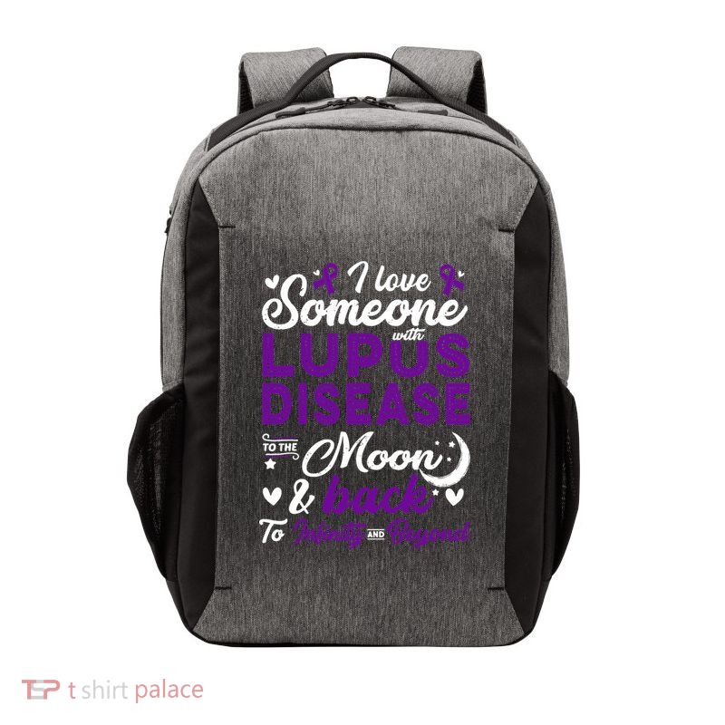 Lupus Awareness, I Love Someone With Lupus, Lupus Nephritis Vector Backpack