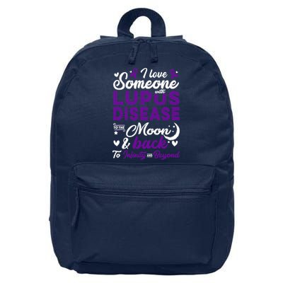 Lupus Awareness, I Love Someone With Lupus, Lupus Nephritis 16 in Basic Backpack